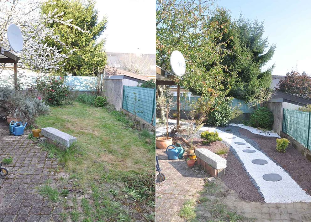 Création d'allée de jardin paysagère